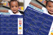 One Year Glance Calendar