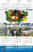 Three Month Glance Calendar